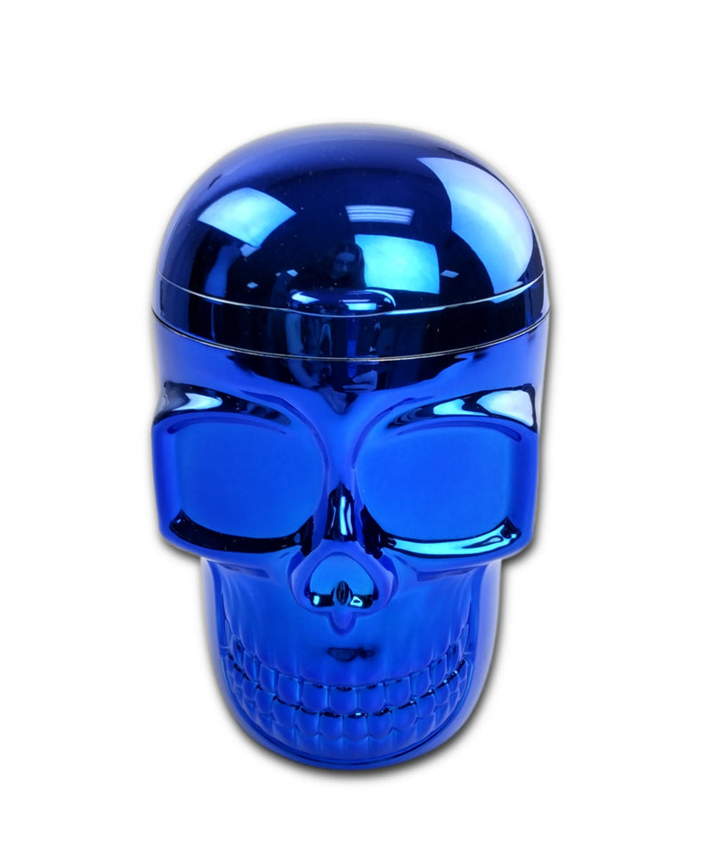 Ashtray Skull LED Butt Bucket Assorted Metal Colors 6ct Box GS30513