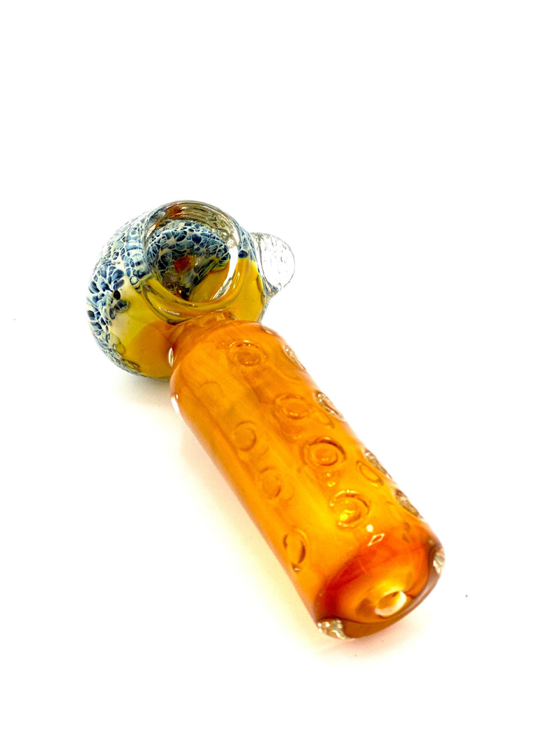 Assorted colors Design Glass Hand Pipe 1 ct