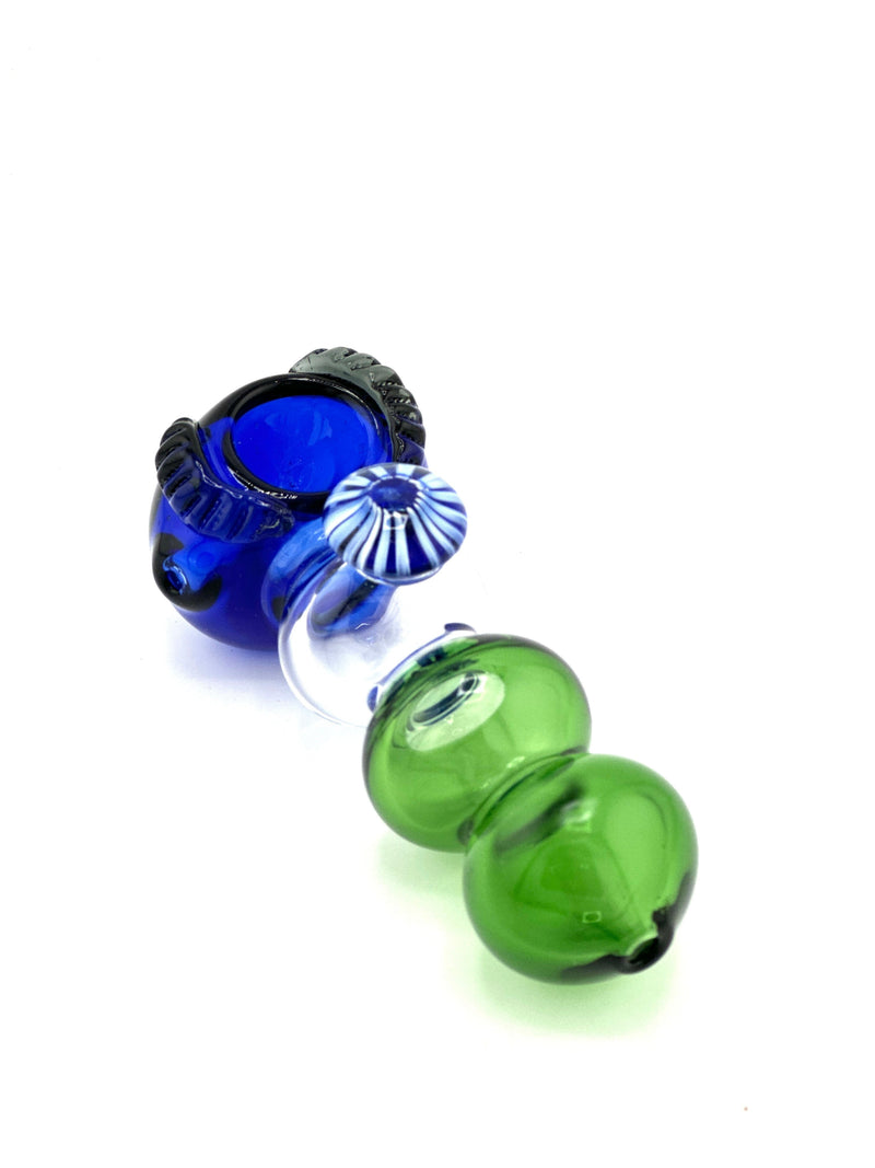 Assorted colors Design Glass Hand Pipe 1 ct