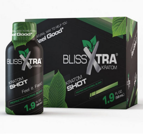 Blass XTRA Black Kratom Shot 1.9oz 12ct Box - Premium  from H&S WHOLESALE - Just $45! Shop now at H&S WHOLESALE