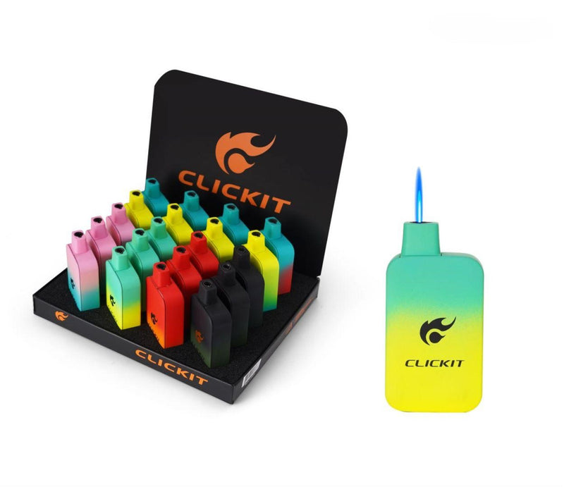 Clickit Disposable Vape Torch Lighter 20ct Display