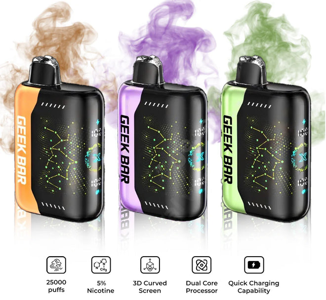 Geek Bar Pulse X Edition 5% Nicotine 25,000 Puffs Disposable Vape 5ct Box - Premium  from H&S WHOLESALE - Just $52.50! Shop now at H&S WHOLESALE