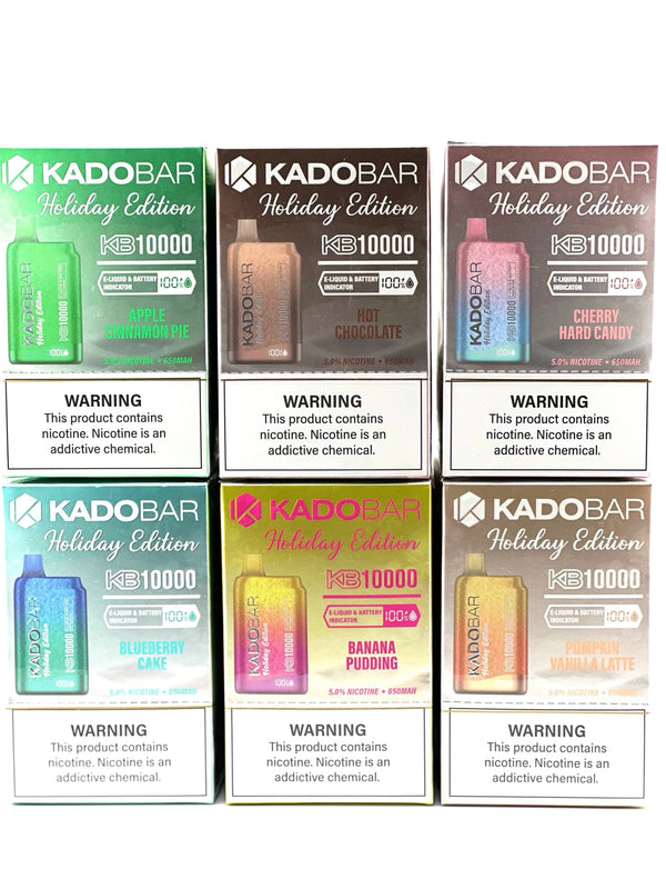 Kado Bar Holiday Edition 10,000 Puffs Disposable Vape 5ct Display - Premium  from H&S WHOLESALE - Just $37.50! Shop now at H&S WHOLESALE