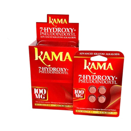 Kama Red 7 Hydroxy + Pseudoindoxy - 4ct Tablets 25mg 10ct Box - Premium  from H&S WHOLESALE - Just $130! Shop now at H&S WHOLESALE