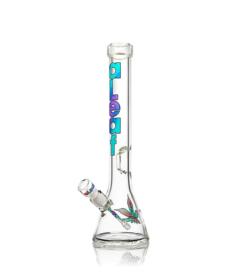 18" ALeaf® Spec Head 9MM Beaker Water Pipe 1ct