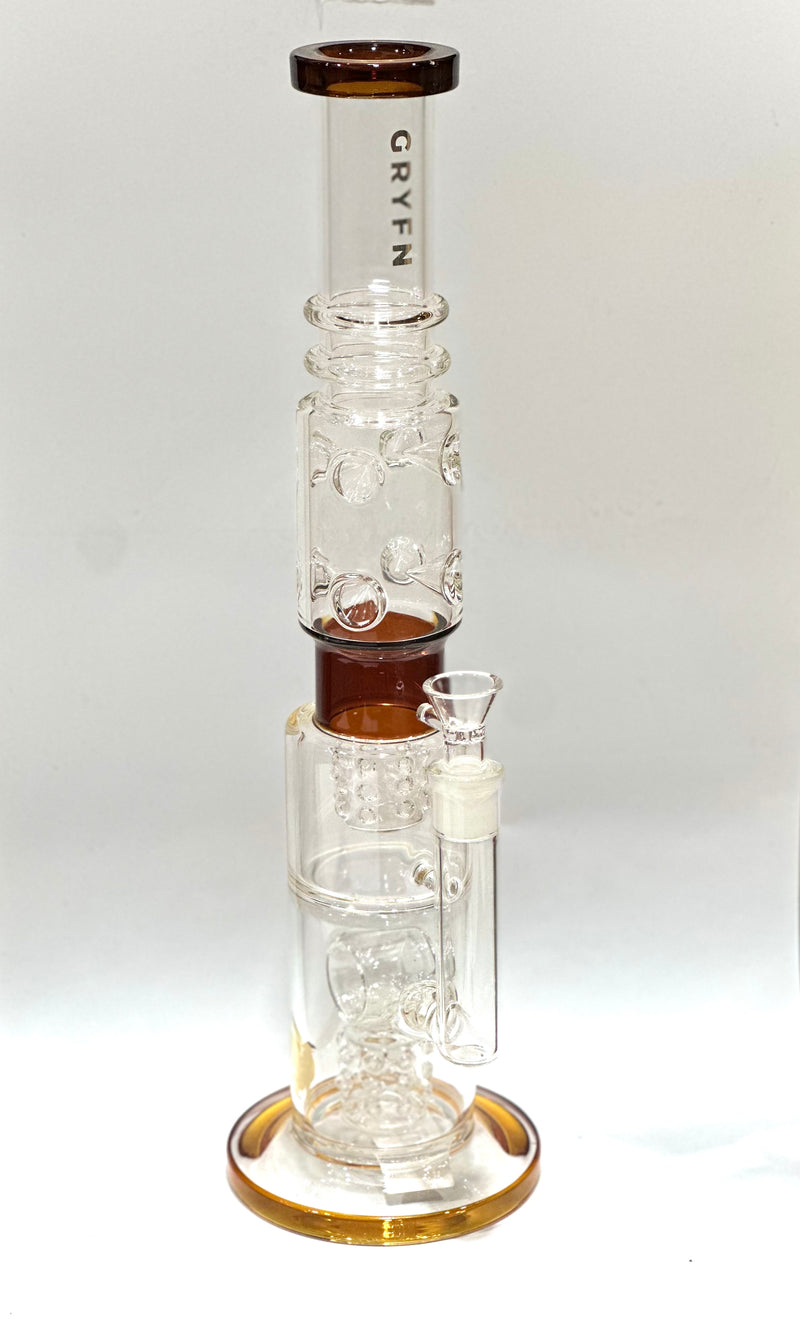 18’’ CRYFN Glass Opal Water Pipe 1ct - Premium  from H&S WHOLESALE - Just $50! Shop now at H&S WHOLESALE