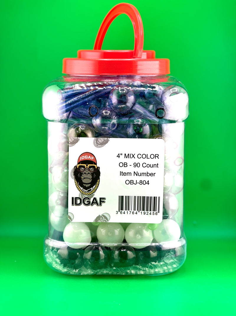 IDGAF Happy Valentine 4’’ Mix Colors 90ct ￼ - Premium  from H&S WHOLESALE - Just $55! Shop now at H&S WHOLESALE