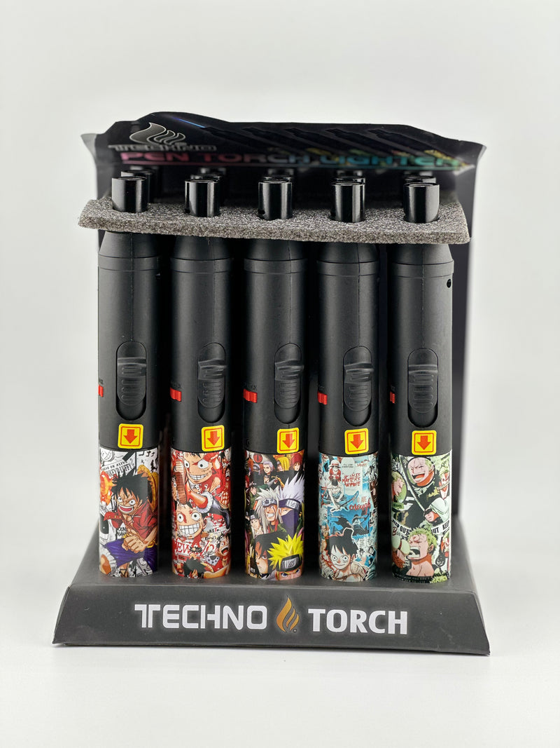 Techno Torch Pen Torch Lighter 15ct Display