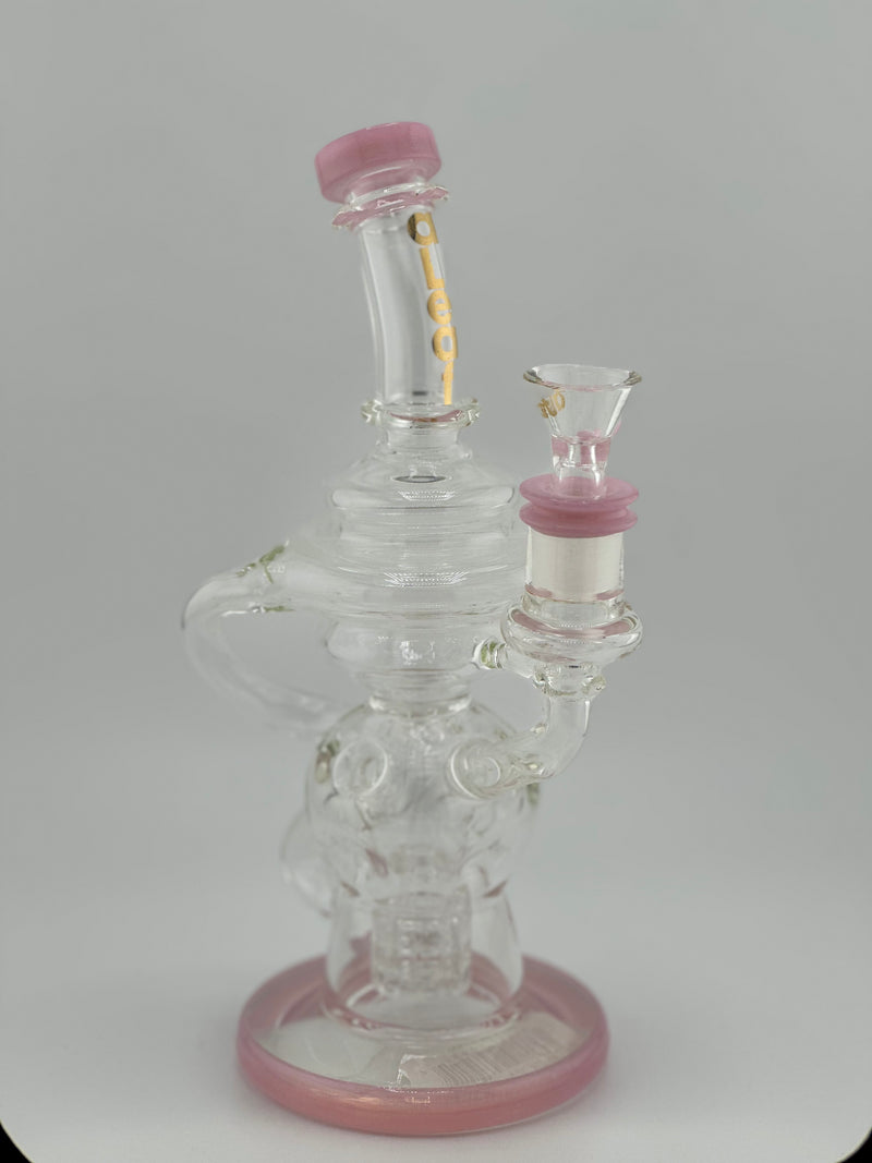 ALeaf® 9’’ The Orbit Recycler Glass Pipe Mix Colors 1ct