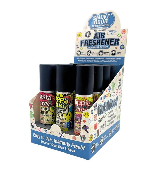 Smoke Odor Spray 1oz Mixed Flavors 12ct Display Box - Premium  from H&S WHOLESALE - Just $36! Shop now at Y&M WHOLESALE