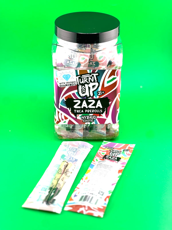 Turnt Up Keep It100 Prerolls 2pk Zaza 25ct Box - Premium  from H&S WHOLESALE - Just $145! Shop now at H&S WHOLESALE