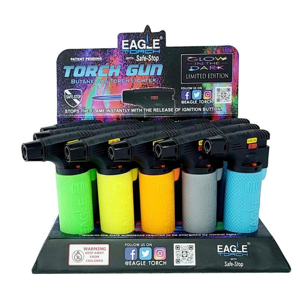 Eagle 🦅 Torch 4’’ Glow In The Dark Limited Edition Torch Gun 15ct Display #PT101GD - Premium  from H&S WHOLESALE - Just $45! Shop now at H&S WHOLESALE