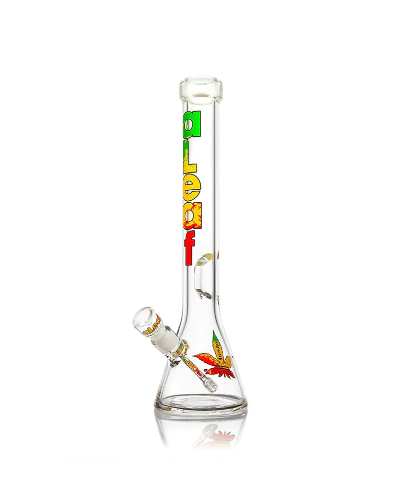 18" ALeaf® Spec Head 9MM Beaker Water Pipe 1ct