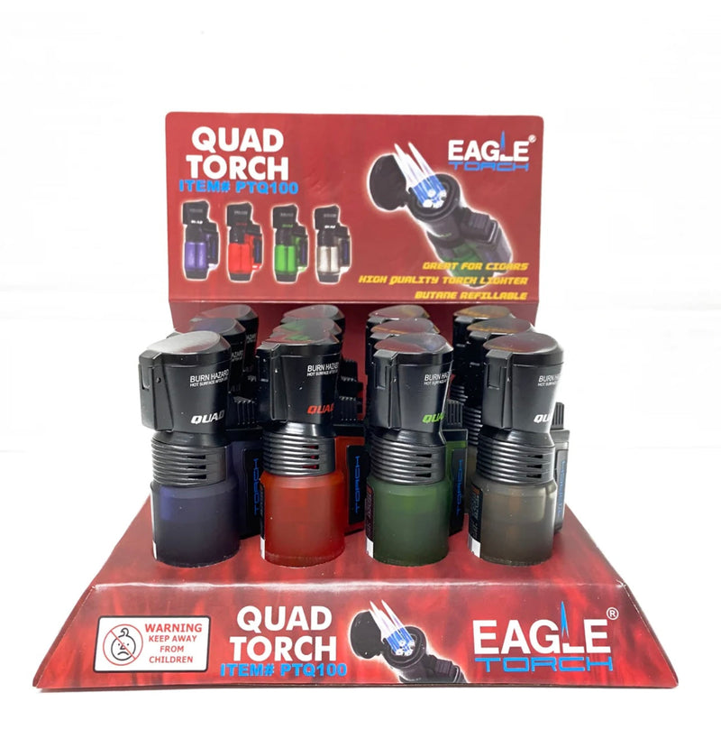 Eagle Torch Luxury Quad Torch Lighter 12ct Display