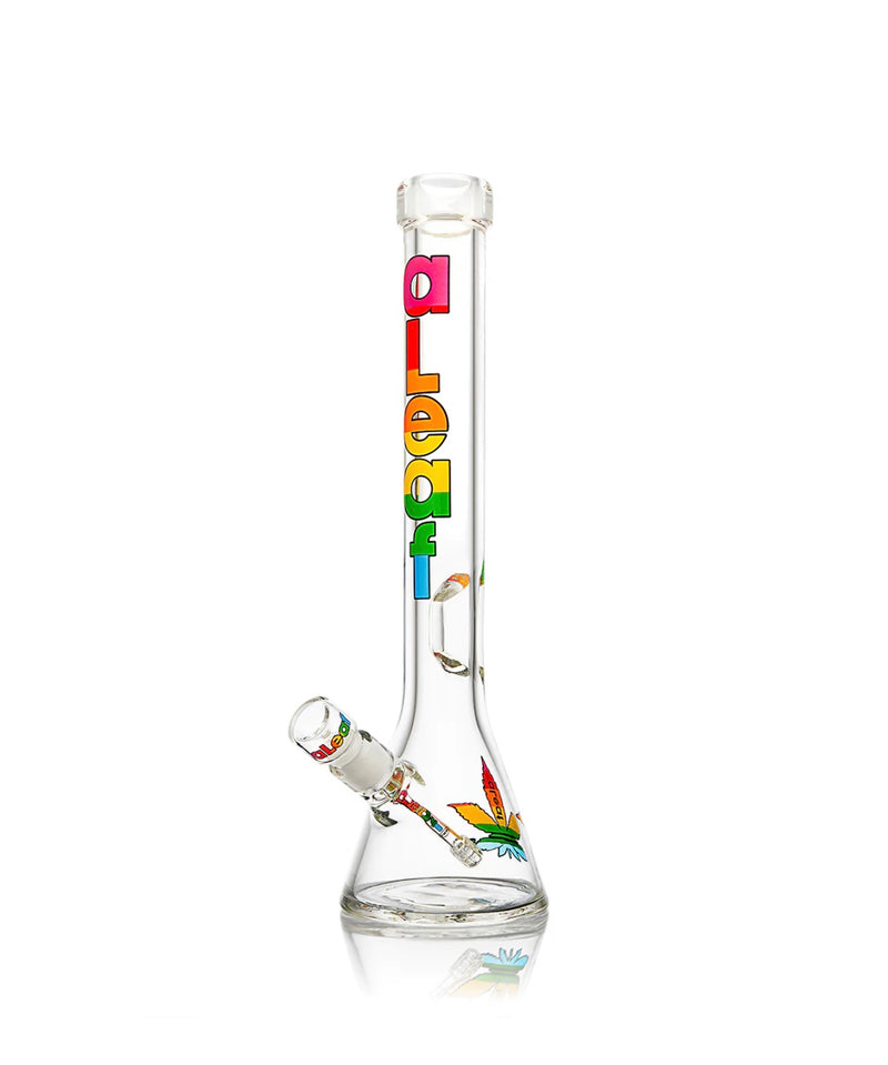 18" ALeaf® Spec Head 9MM Beaker Water Pipe 1ct