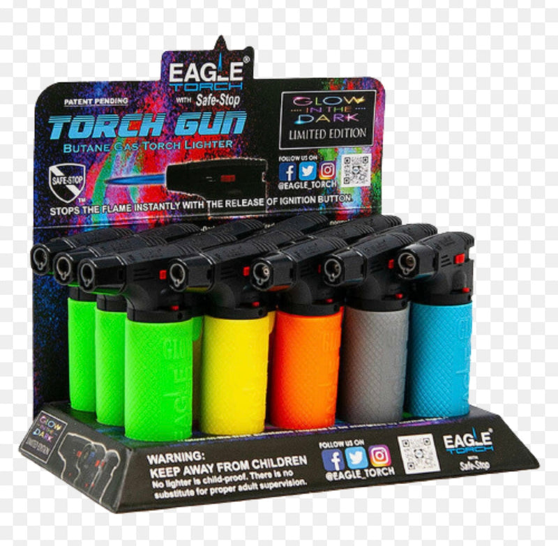 Eagle 🦅 Torch 4’’ Glow In The Dark Limited Edition Torch Gun 15ct Display