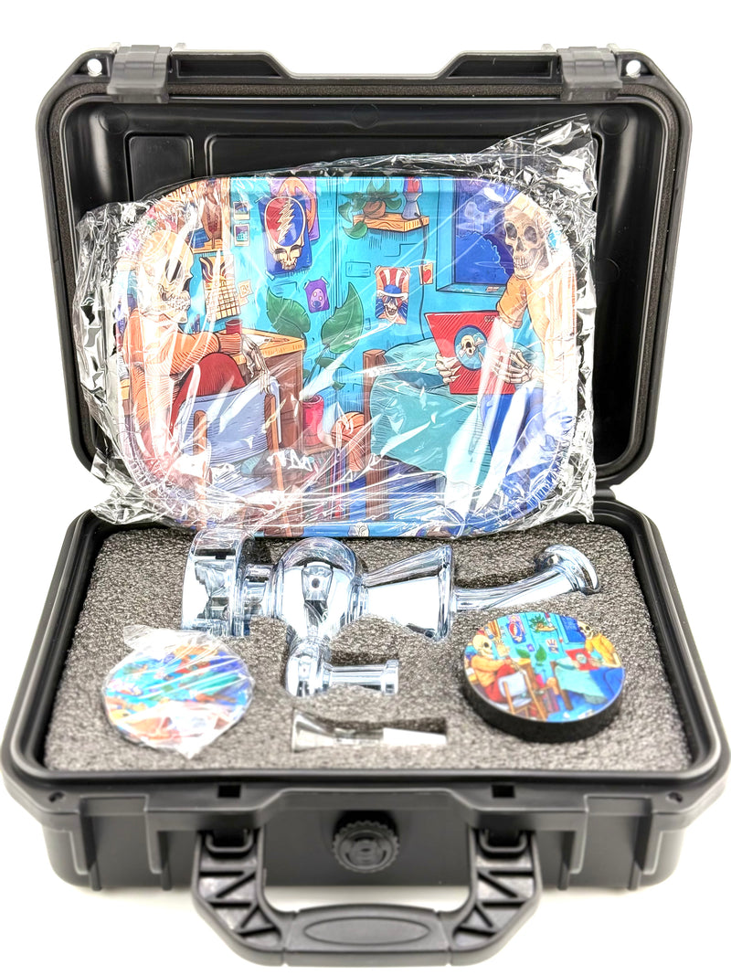 Smoking Pipe Suitcase 6pc 1ct Case - Premium  from H&S WHOLESALE - Just $19.50! Shop now at Y&M WHOLESALE