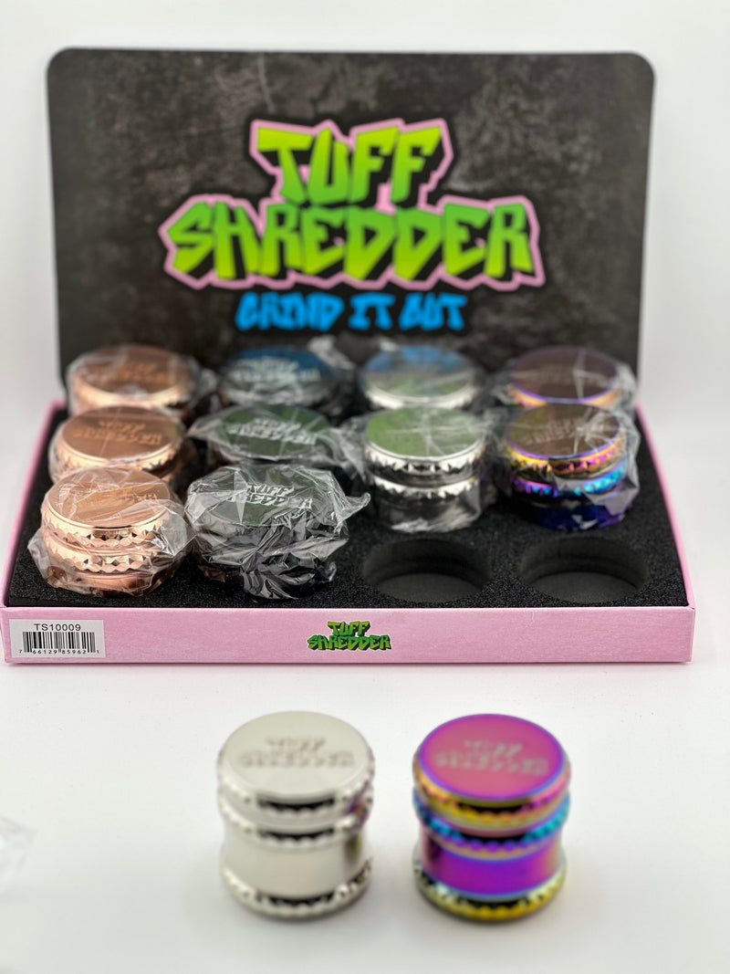 Tuff Shredder Grind It Out Mini Tobacco Grinder 4pc 12ct Display