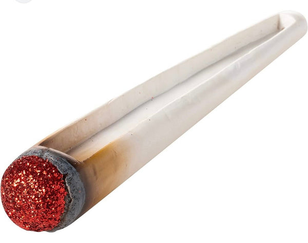 Incense Holder With Red Glitter Head And Ash Catcher 1ct #2307 - Premium  from H&S WHOLESALE - Just $6.50! Shop now at H&S WHOLESALE