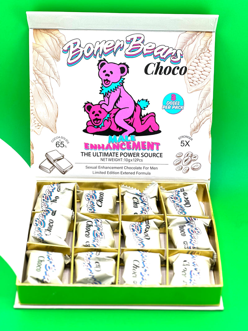 Boner Bears Chocolate For Man 12ct Box - Premium  from H&S WHOLESALE - Just $30! Shop now at H&S WHOLESALE