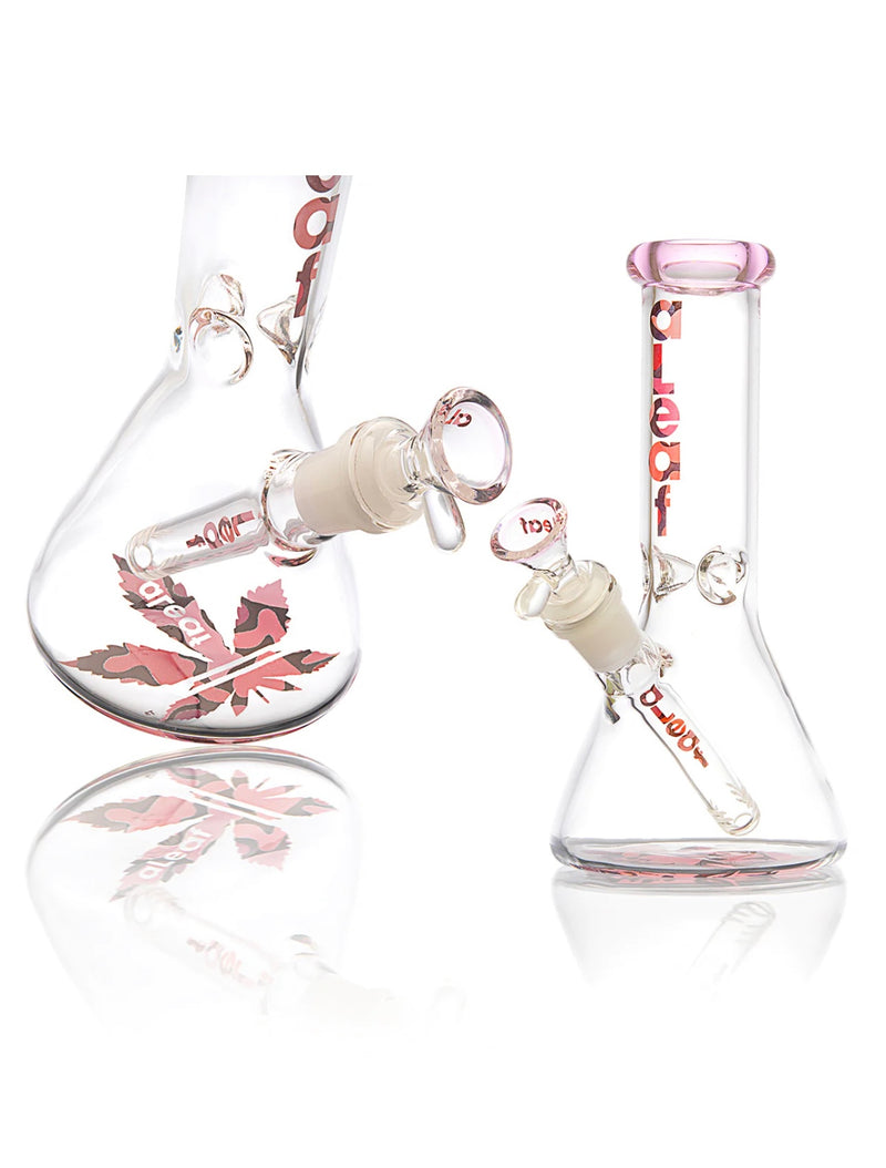 8" aLeaf® Essential Beaker Glass Pipe w/Carrying Case 1ct