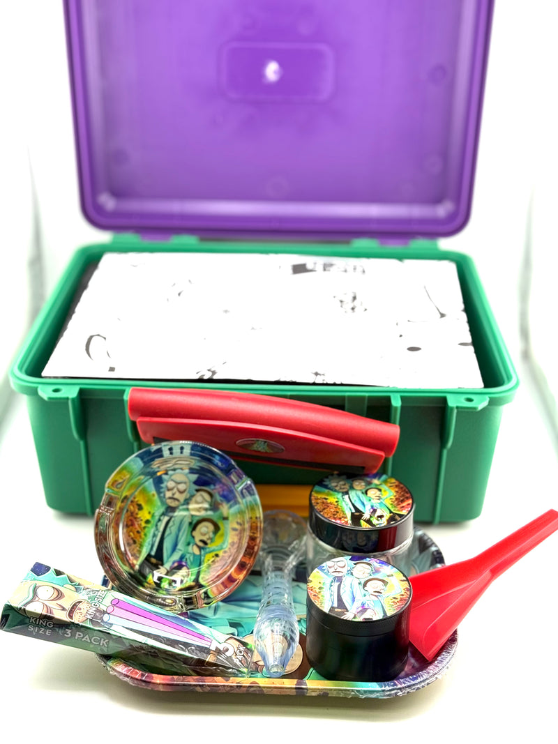 Glass Hand Pipe + Paster Smoking Set (Suitcase) Design 11pcs 1ct Case - Premium  from H&S WHOLESALE - Just $17.50! Shop now at Y&M WHOLESALE