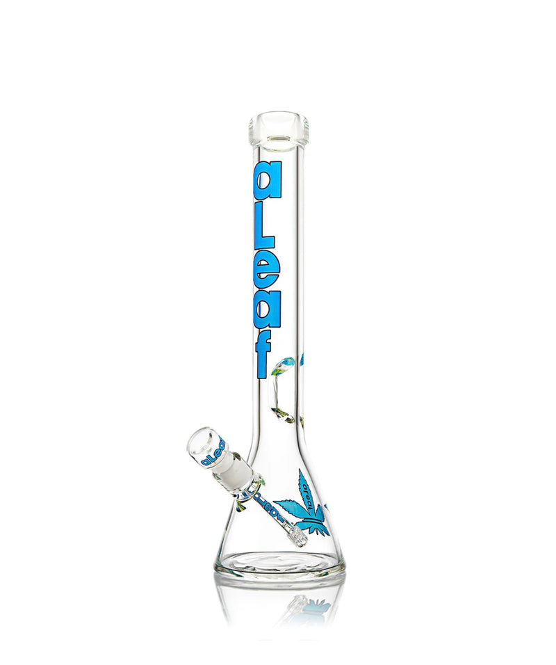 18" ALeaf® Spec Head 9MM Beaker Water Pipe 1ct