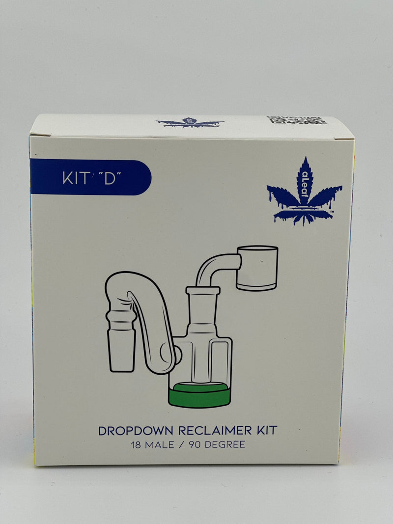 ALeaf® Dropdown Reclaimer Kit ‘’D’’ 18 Male / 90 Degree 1ct Box