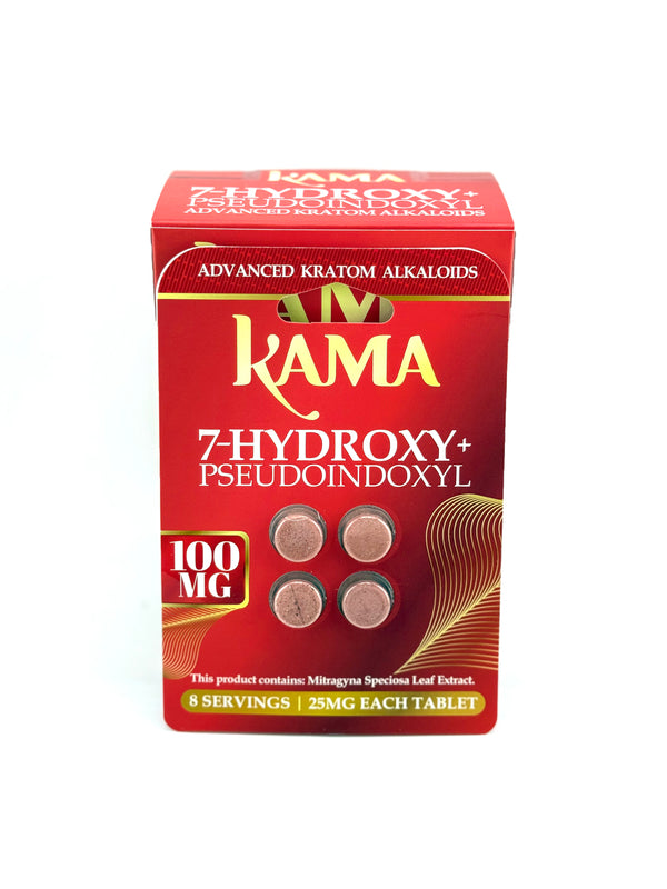 Kama Red 7 Hydroxy + Pseudoindoxy - 4ct Tablets 25mg 10ct Box - Premium  from H&S WHOLESALE - Just $130! Shop now at H&S WHOLESALE