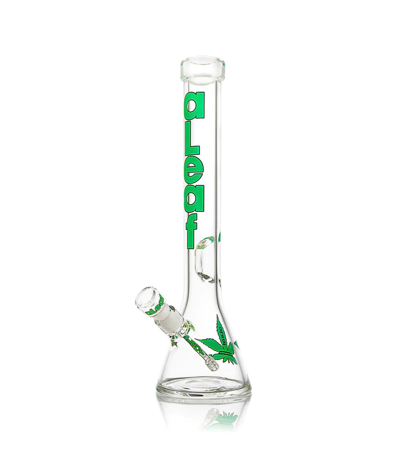 18" ALeaf® Spec Head 9MM Beaker Water Pipe 1ct