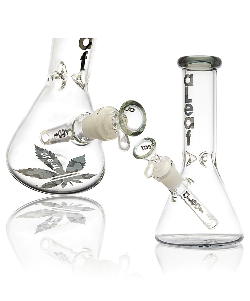 8" aLeaf® Essential Beaker Glass Pipe w/Carrying Case 1ct