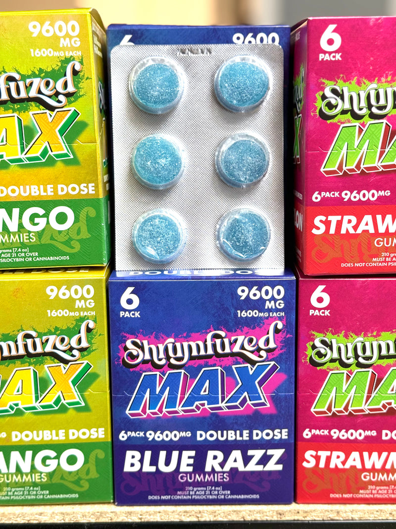 Dazed Shrumfuzed Max 9600mg Double Dose 6ct Gummies 1ct Box - Premium  from H&S WHOLESALE - Just $105! Shop now at H&S WHOLESALE