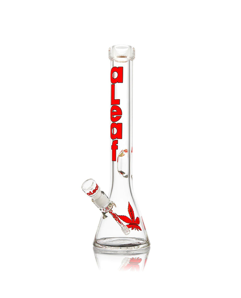 18" aLeaf® Spec Head 9MM Beaker Water Pipe 1ct