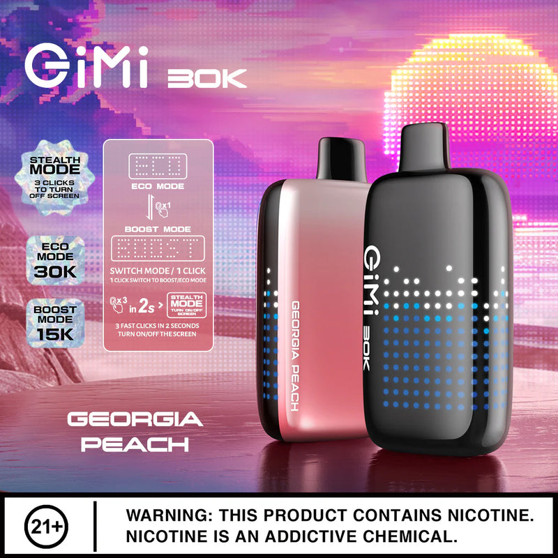 GIMI 30,000 Puffs 5% Nicotine Disposals Vape 5ct Box - Premium  from H&S WHOLESALE - Just $37.50! Shop now at H&S WHOLESALE