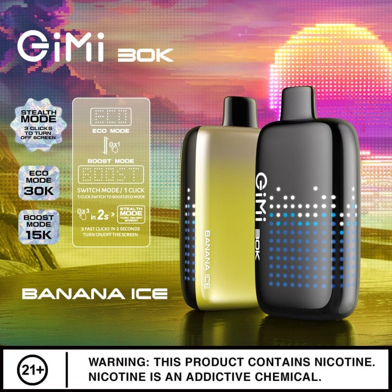 GIMI 30,000 Puffs 5% Nicotine Disposals Vape 5ct Box - Premium  from H&S WHOLESALE - Just $37.50! Shop now at H&S WHOLESALE