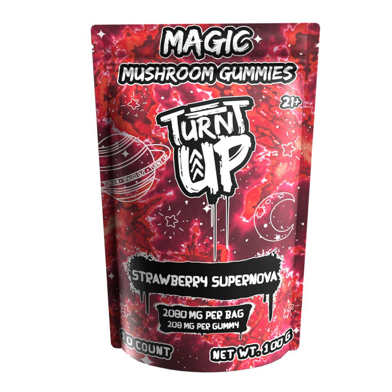 Turnt Up Mushroom Gummies 2080mg 10 Count Gummies 1ct Bag - Premium  from H&S WHOLESALE - Just $10! Shop now at H&S WHOLESALE