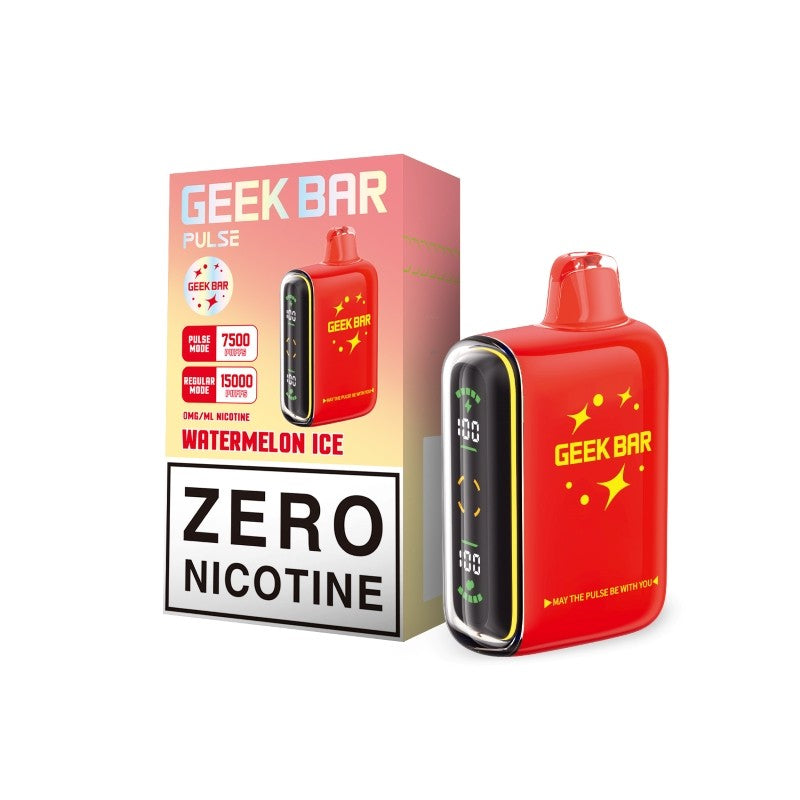 Geek Bar Pulse 15,000 Puffs Zero Nicotine 5ct Box Disposable Vape - Premium  from H&S WHOLESALE - Just $40! Shop now at H&S WHOLESALE