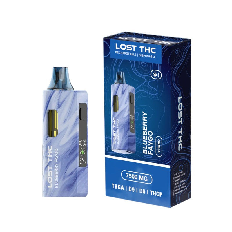 Lost THC V2 7.5g THC-A Live Sugar + D9 + D6 + THC-P Live Resin 5ct Disposable Vape - Premium  from H&S WHOLESALE - Just $95! Shop now at H&S WHOLESALE