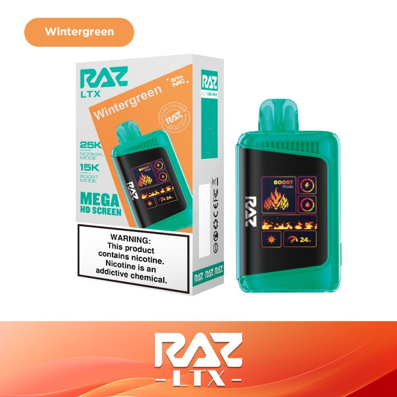 RAZ LTX25000 Puffs Mega 50mg 16ml 5ct Display disposable Vape - Premium  from Limit One Of Each - Just $50! Shop now at H&S WHOLESALE