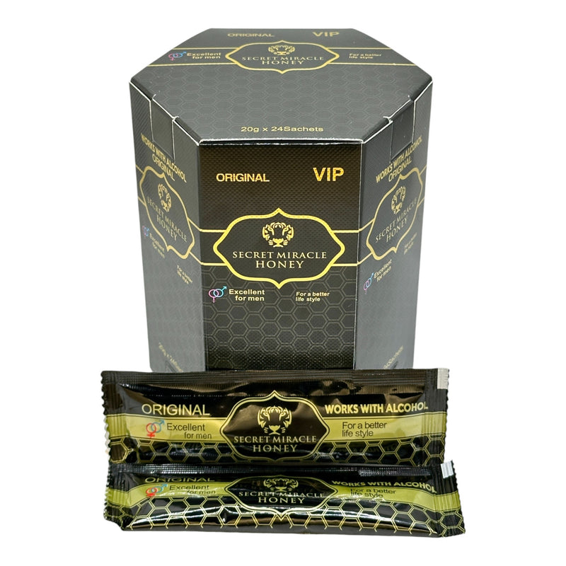 Secret Miracle Honey Original VIP Excellent For Man 24ct Box - Premium  from H&S WHOLESALE - Just $14! Shop now at H&S WHOLESALE