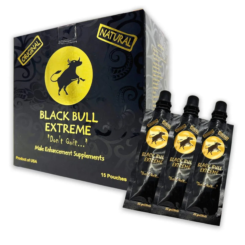 Black Bull Extreme Honey Original Natural 22gm 12ct Box - Premium  from H&S WHOLESALE - Just $18! Shop now at H&S WHOLESALE