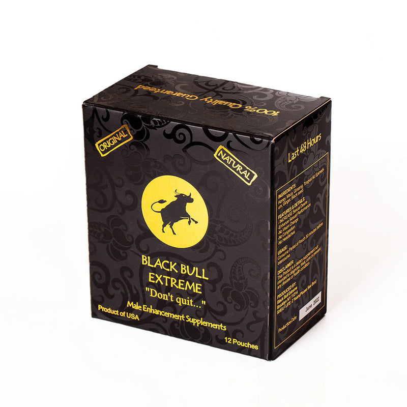 Black Bull Extreme Honey Original Natural 22gm 12ct Box - Premium  from H&S WHOLESALE - Just $18! Shop now at H&S WHOLESALE