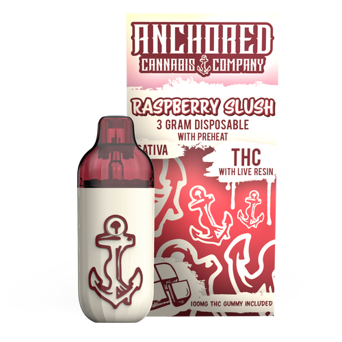 Anchored THC-A 3g Disposable Vape 1ct Box - Premium  from H&S WHOLESALE - Just $16! Shop now at H&S WHOLESALE