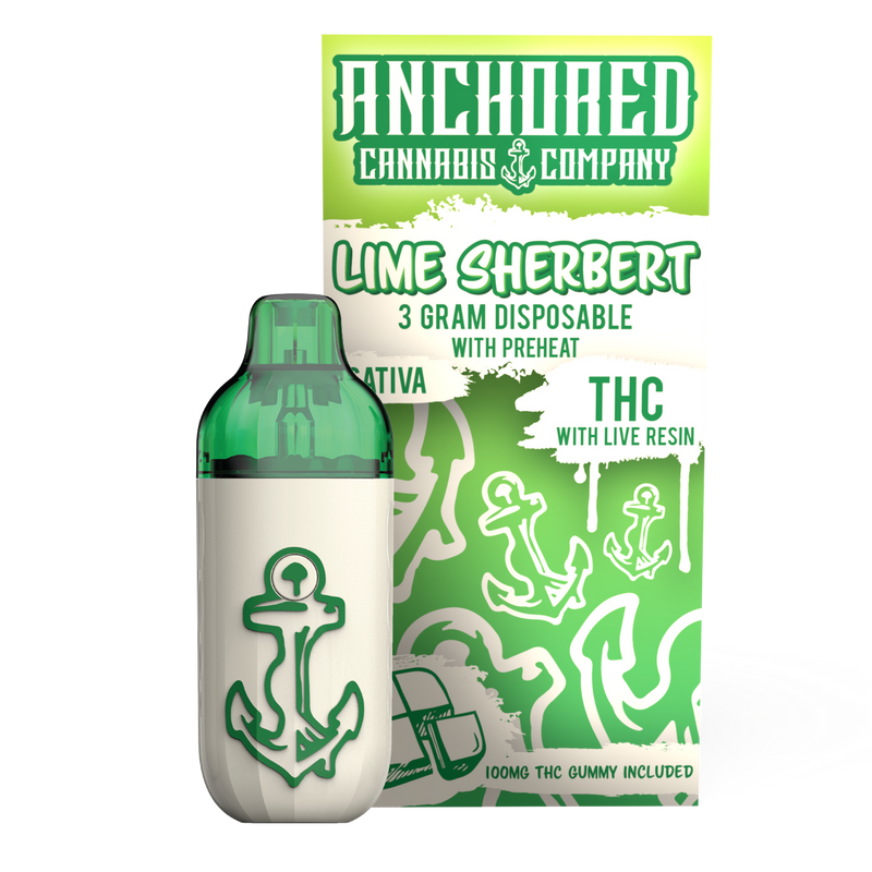 Anchored THC-A 3g Disposable Vape 1ct Box - Premium  from H&S WHOLESALE - Just $16! Shop now at H&S WHOLESALE