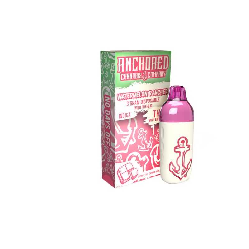 Anchored THC-A 3g Disposable Vape 1ct Box - Premium  from H&S WHOLESALE - Just $16! Shop now at H&S WHOLESALE