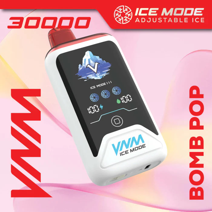 VNM Ice Mode 30,000 Puffs With Touch To Adjust Ice Mode 5ct Box - Premium  from H&S WHOLESALE - Just $48.75! Shop now at H&S WHOLESALE