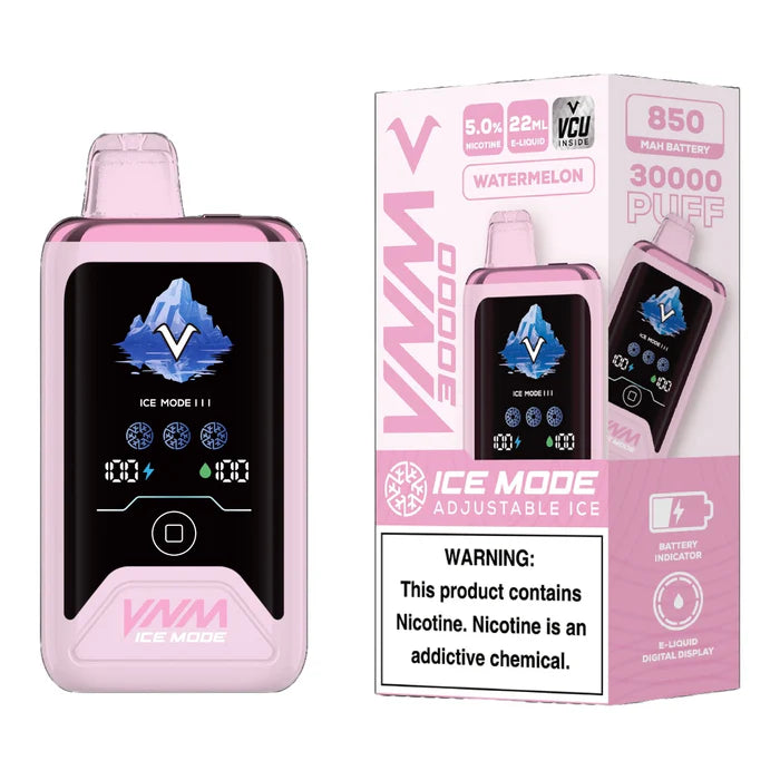 VNM Ice Mode 30,000 Puffs With Touch To Adjust Ice Mode 5ct Box - Premium  from H&S WHOLESALE - Just $48.75! Shop now at H&S WHOLESALE