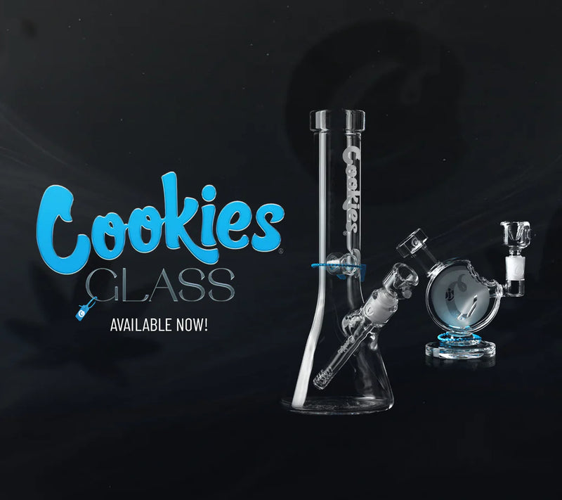 Cookies Flame Beaker Glass Pipe 1ct - Premium  from H&S WHOLESALE - Just $110! Shop now at H&S WHOLESALE