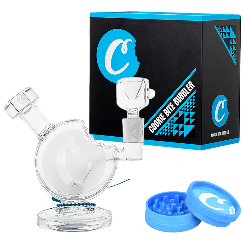 Cookies Small Glass Bubbler 3pc 1ct - Premium  from H&S WHOLESALE - Just $65! Shop now at H&S WHOLESALE