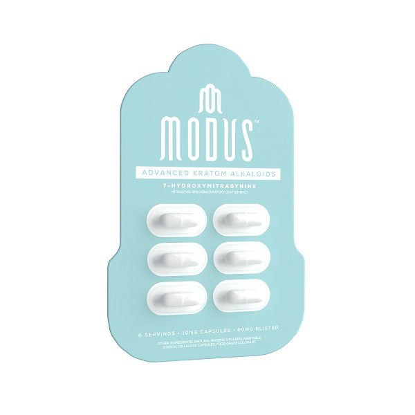 Modus 7-Hydroxymitragynine 6ct Capsule 60mg Blisters 10ct Box - Premium  from H&S WHOLESALE - Just $110! Shop now at H&S WHOLESALE